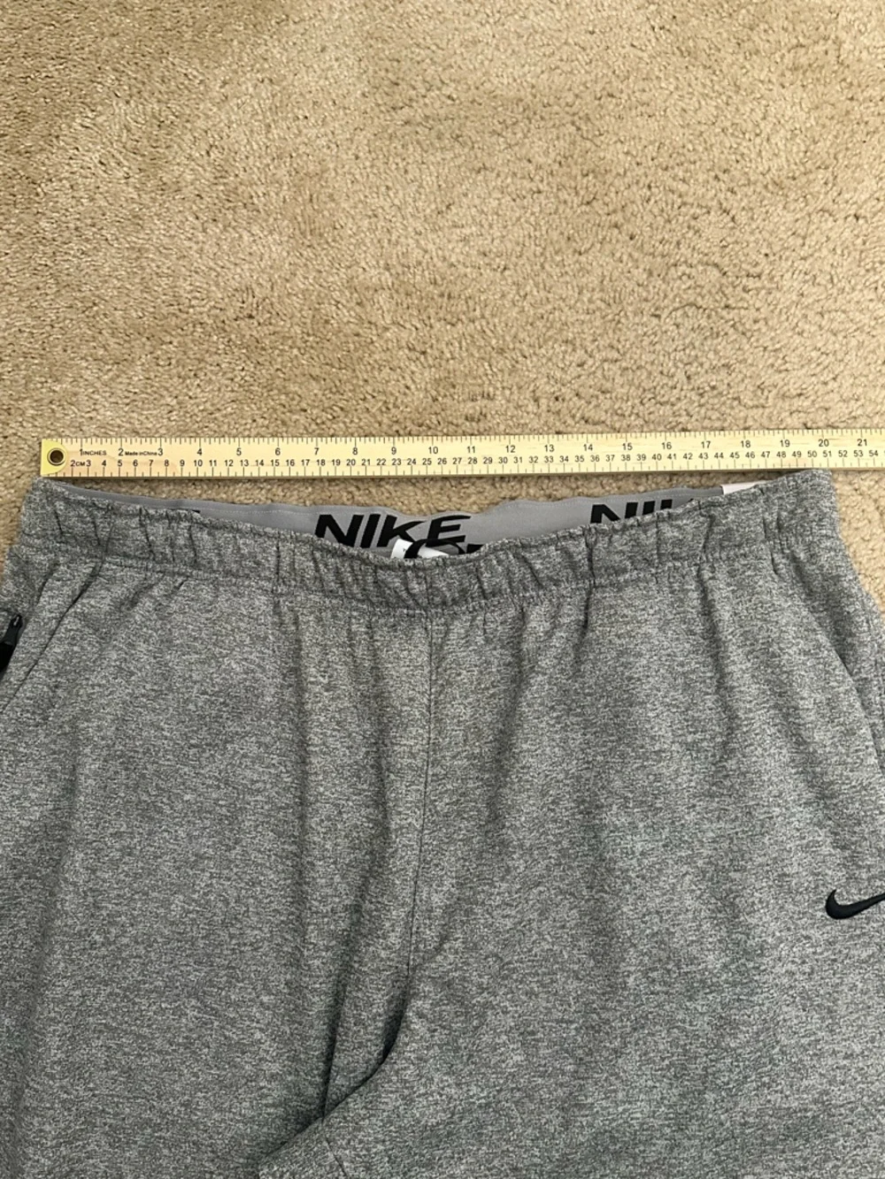 Nike Men's Therma-FIT Tapered Fitness Pants Joggers Dark Grey Heather Sz 4XL NWT